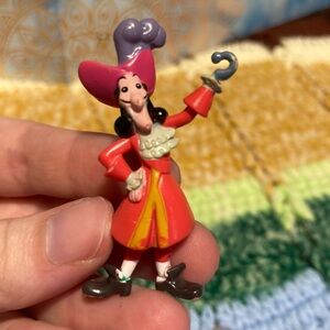 B1G2 - Disney Peter Pan Captain Hook Small Plastic Figure - Buy 1, Get 2 FREE